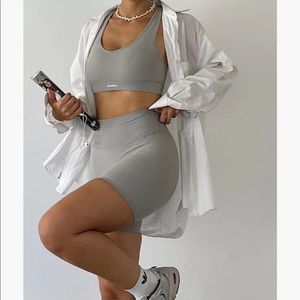 Adanola dove Grey sports  bra NWT size M